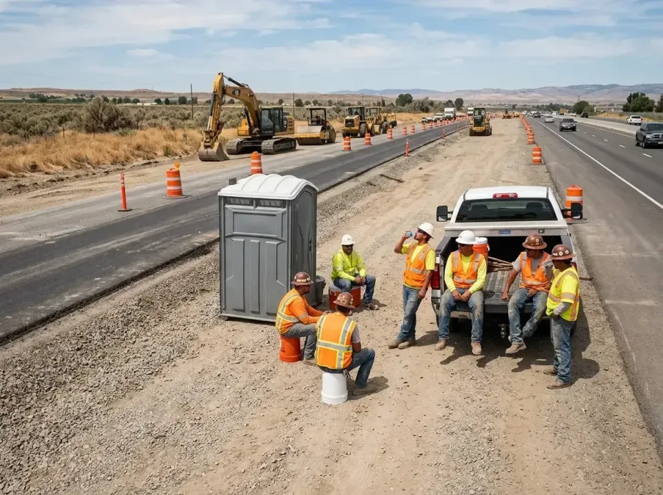 highway-road-construction-crew-007 — frequently asked questions, Porta Potty and Restroom Rentals in Charleston, MO